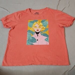 Bijou Karman Women's  Sunglasses Graphic T-Shirt - Size 2X Pre-owned